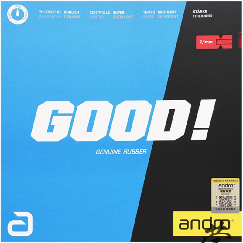 Table Tennis Game - Andro GOOD Table Tennis Rubber Non