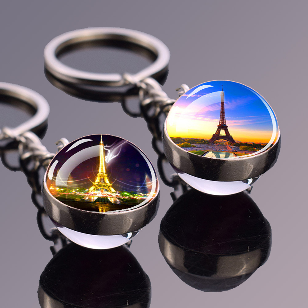 Table Tennis France - France Paris Eiffel Tower Keychains Double