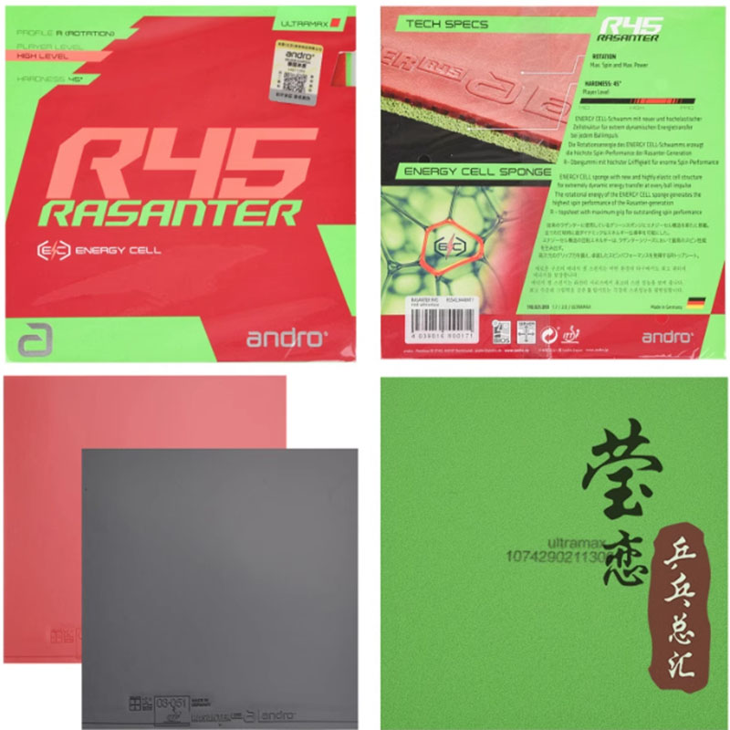 Table Tennis Game - Andro Rasanter R45 47 50 C45