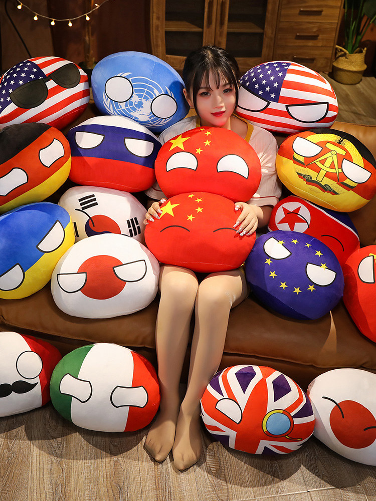 Table Tennis France - Country Ball Toys Plush Polandball Hand