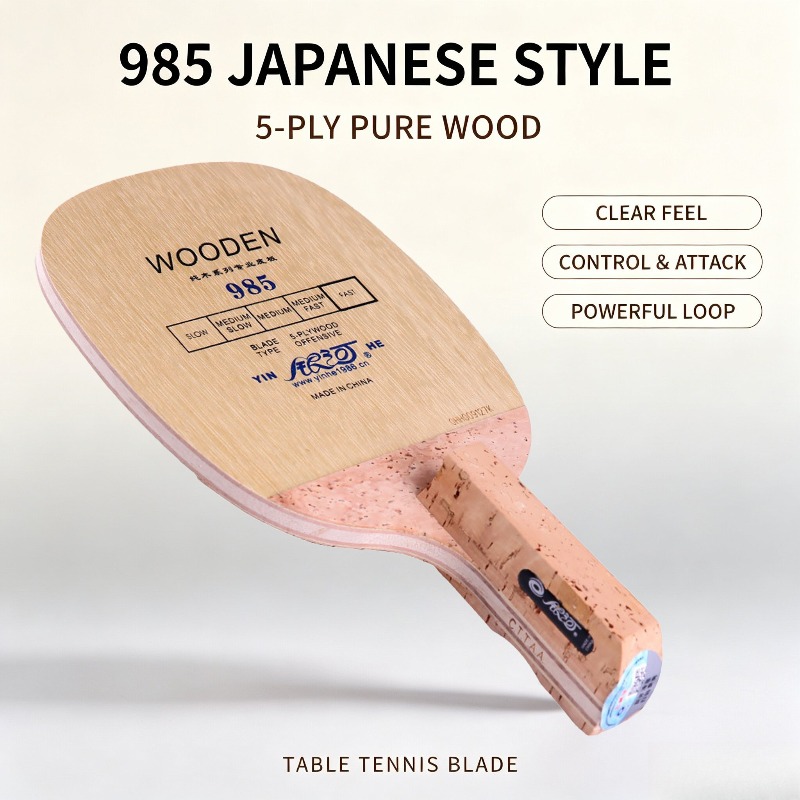 YINHE 985 Japanese Penhold Tab - đánh giá và giá Table Tennis Game