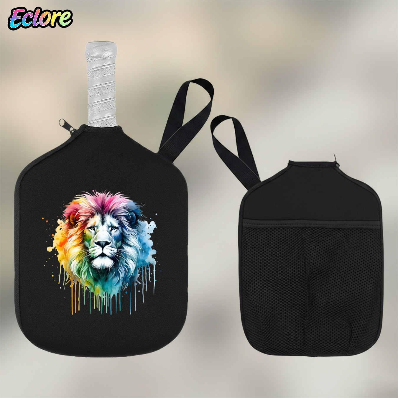 Colorful Watercolor Lion Head  - đánh giá và giá Table Tennis Game