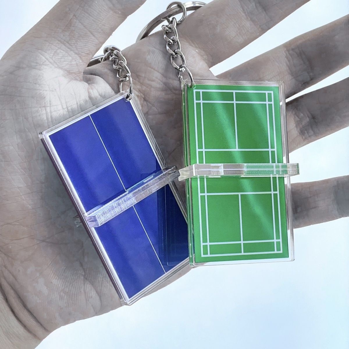 Acrylic Badminton Tennis Keych - đánh giá và giá Table Tennis Keychain