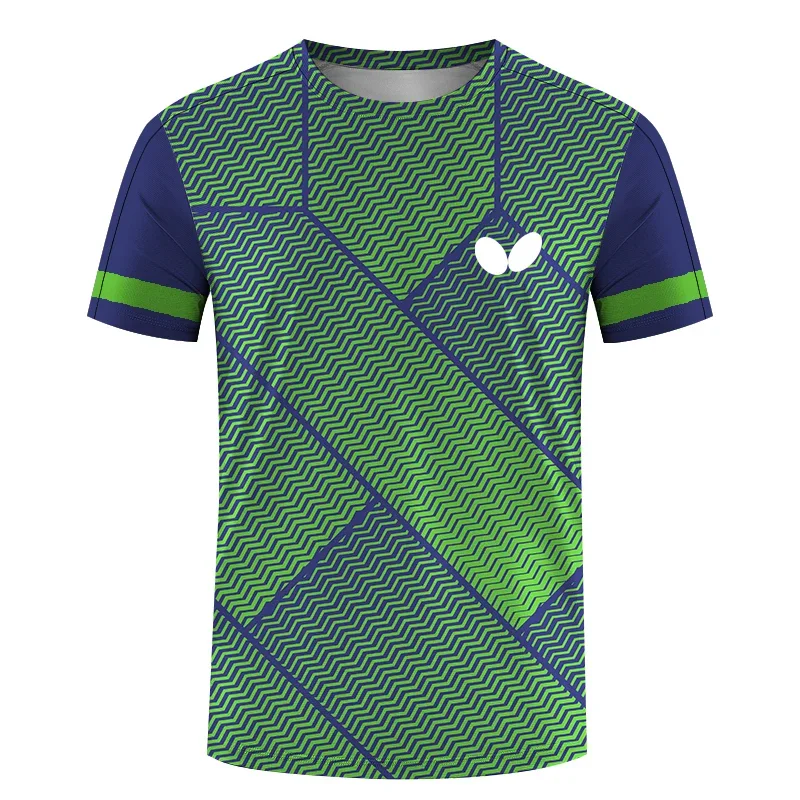 Men's short-sleeve, round-neck - đánh giá và giá Table Tennis Jersey Butterfly