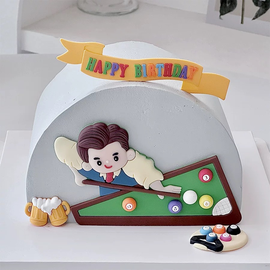 Billiard Cake Birthday Decorat - đánh giá và giá Table Tennis Game