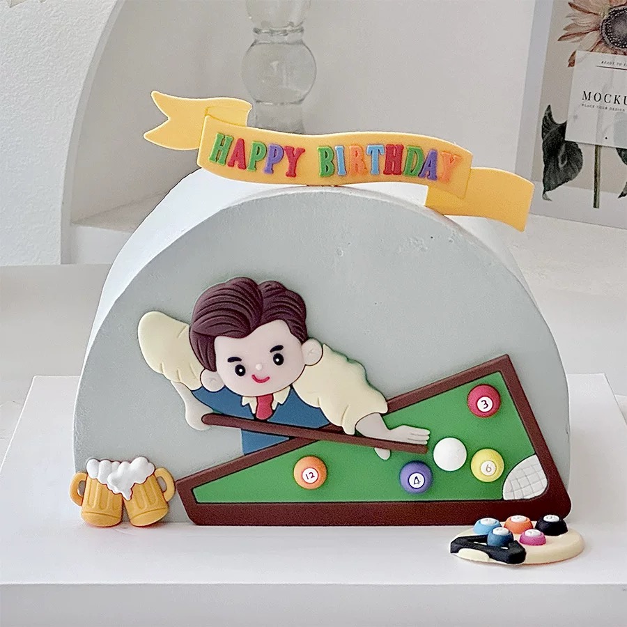 Billiard Cake Birthday Decorat - đánh giá và giá Table Tennis Game