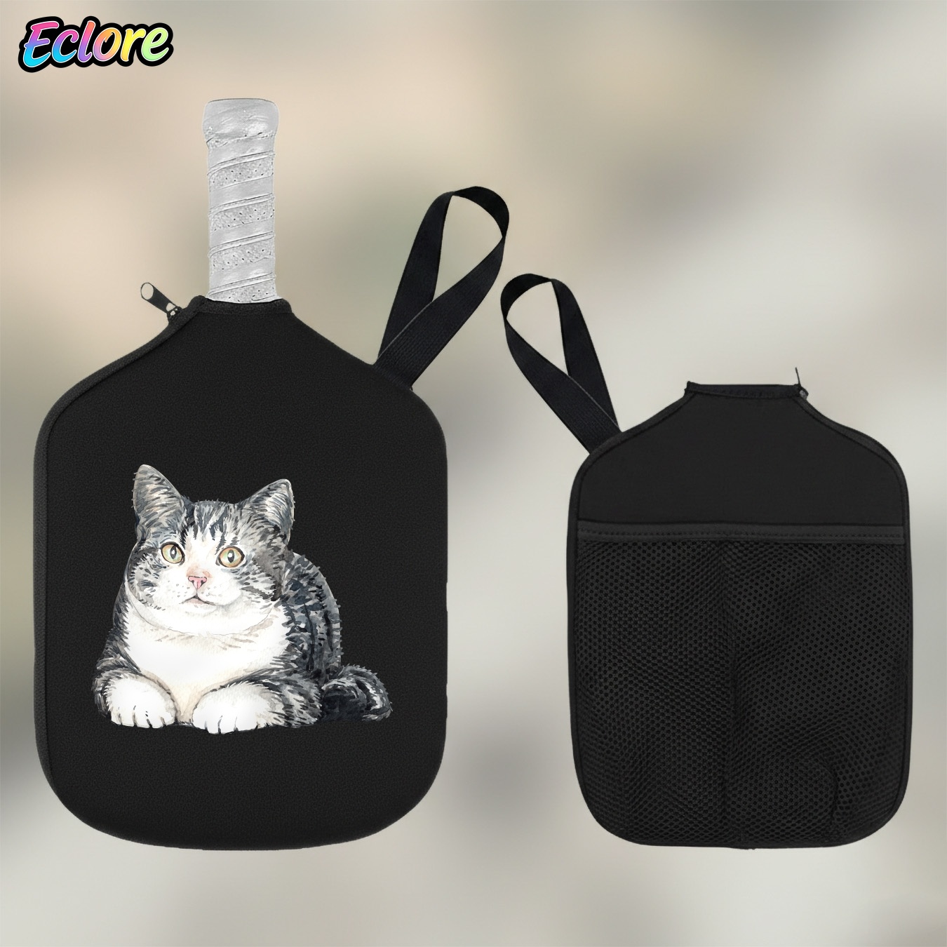 Cute Watercolor Cat Pickleball - đánh giá và giá Table Tennis Game