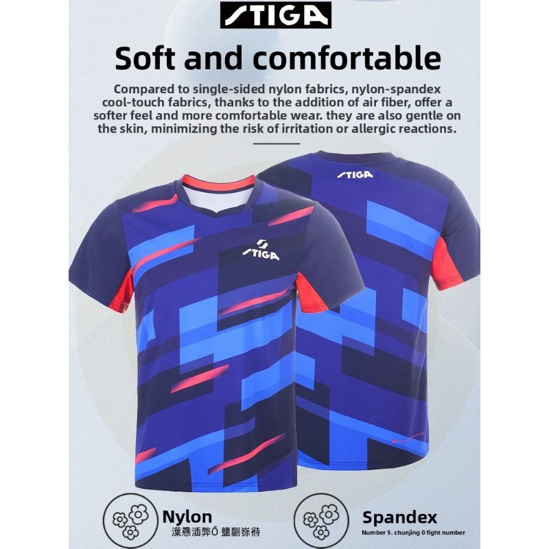 Stika table tennis jersey men' - đánh giá và giá Table Tennis Jersey Butterfly