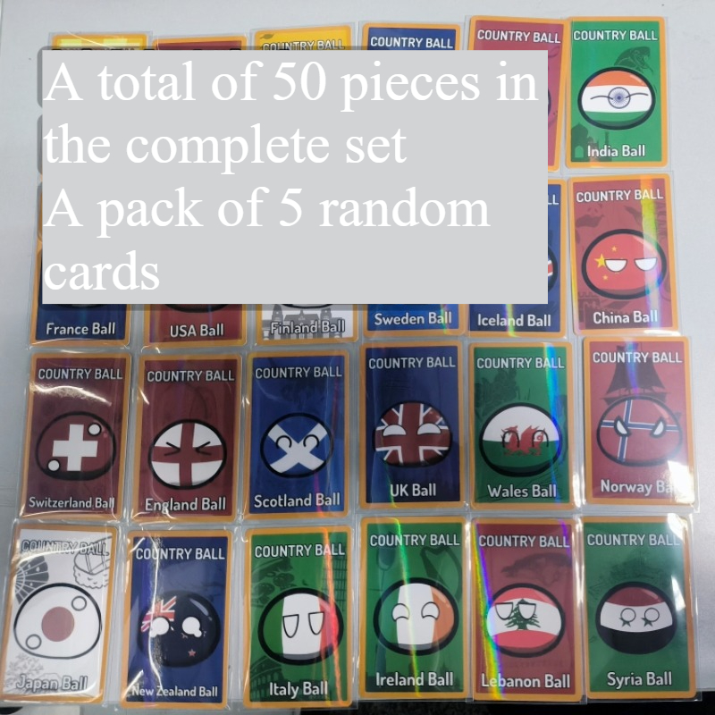 5pcs Countryballs Card Doll UK - đánh giá và giá Table Tennis France