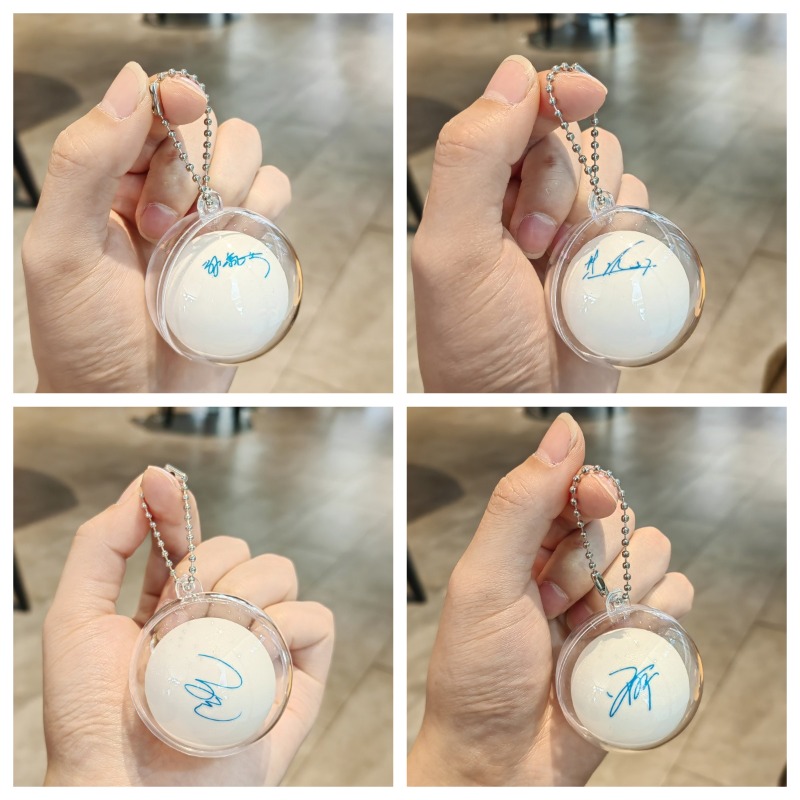 Mini Table Tennis Ball Signatu - đánh giá và giá Table Tennis Keychain